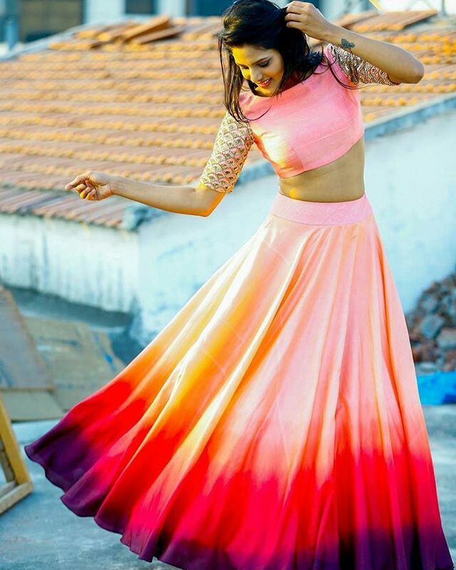 Simple lehenga for sister's wedding deals